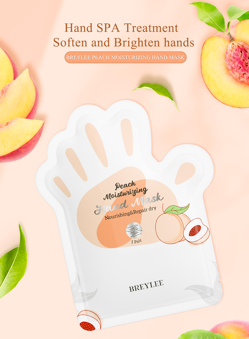 OEM ODM Glove-type moisturizing moisturizing whitening and exfoliating hand mask coconut hand mask