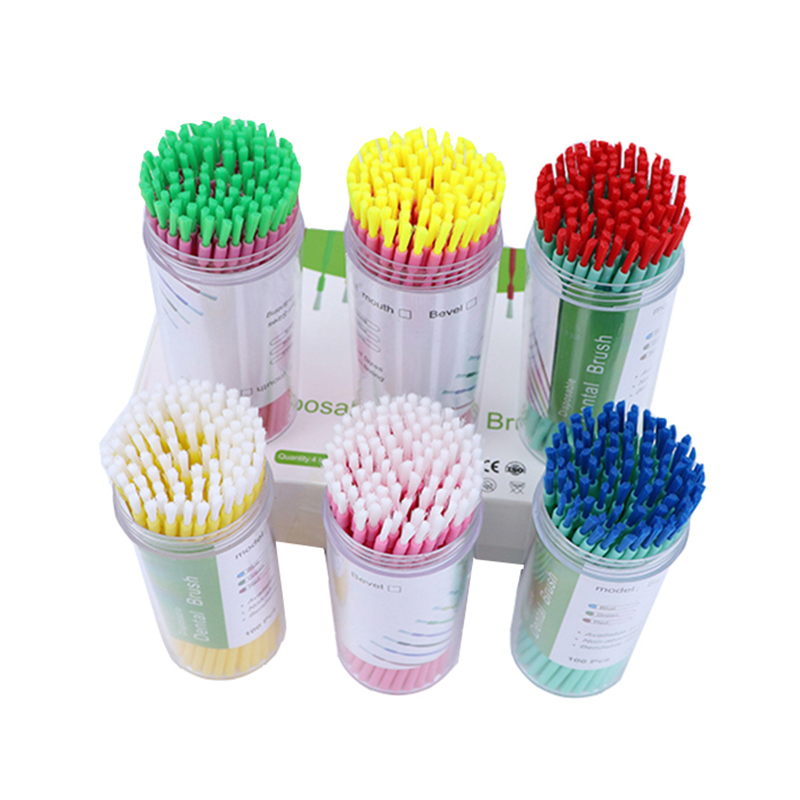 New product Colorful Disposable Micro Brush Applicator/Dental Applicator Brush
