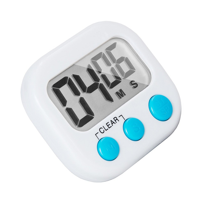 China Factory Portable Workout Range 99 Min. And 59 Sec. Electronic Timer Abs Plastic Surface Mini Digital Cooking Timer