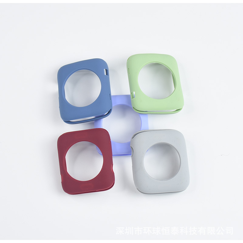 Полнодиапазонный силиконовый защитный чехол для Apple i Watch Iwatch, силиконовый защитный чехол с защитой от падения
