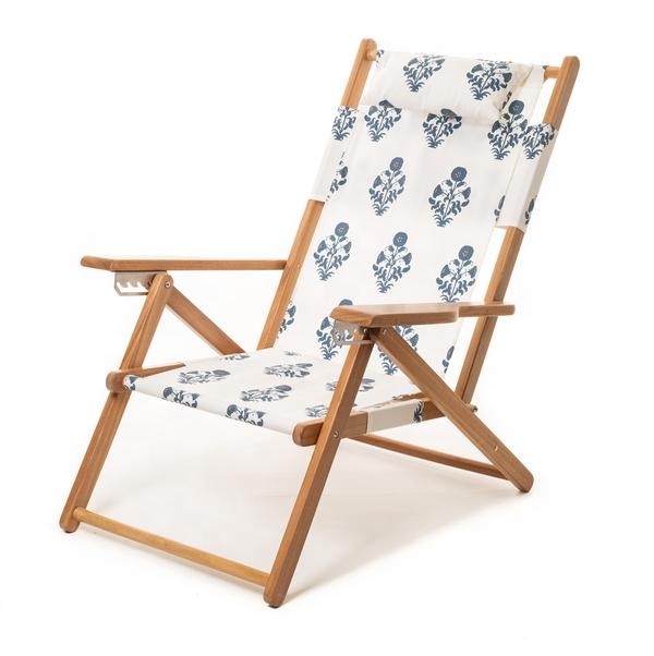 Luxury Customied Design Color OEM Folding Beach Chair Backpack OKL INDIAN BLOCK PRINT Tommy Bahama Chairs