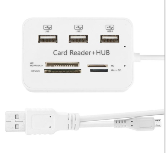 Высокое качество Type C USB3.0 концентратор комбо с кардридером
