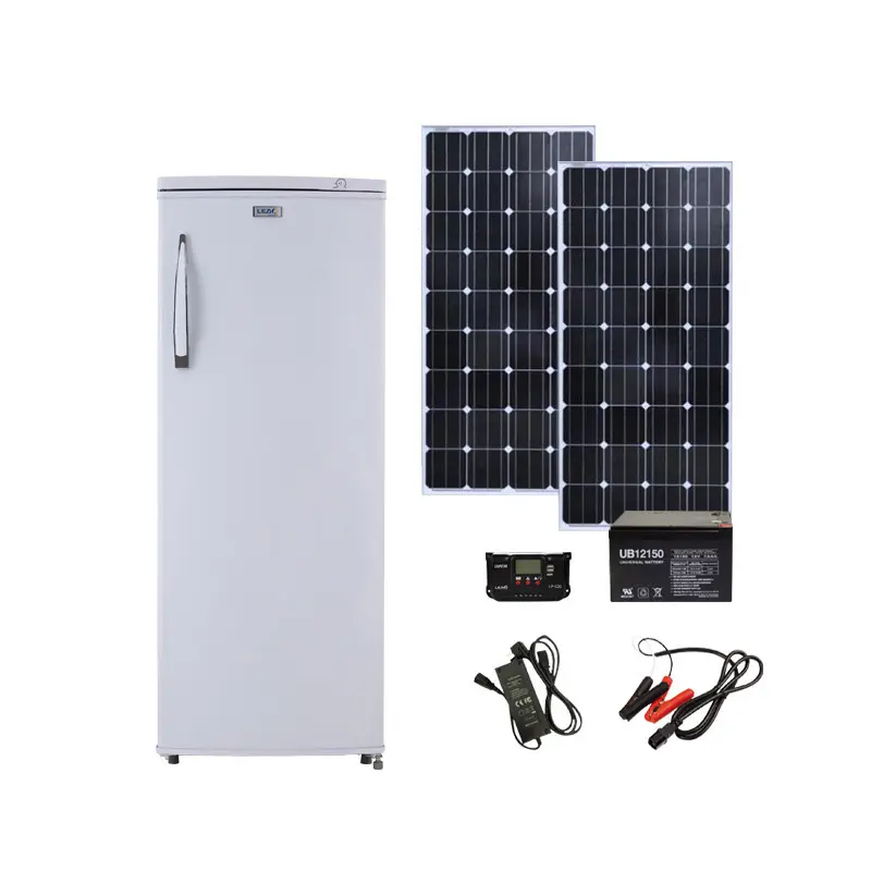 150L 12V or 24V 2022 new solar refrigerator freezer solar fridges and deep freezers