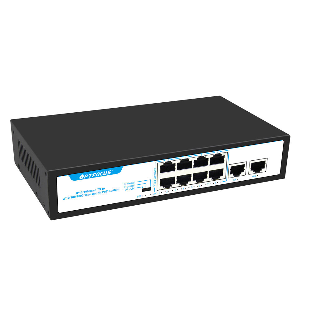 Сетевой коммутатор gigabit ethernet PoE для IP-камеры Hikvision, 10/100/1000 м