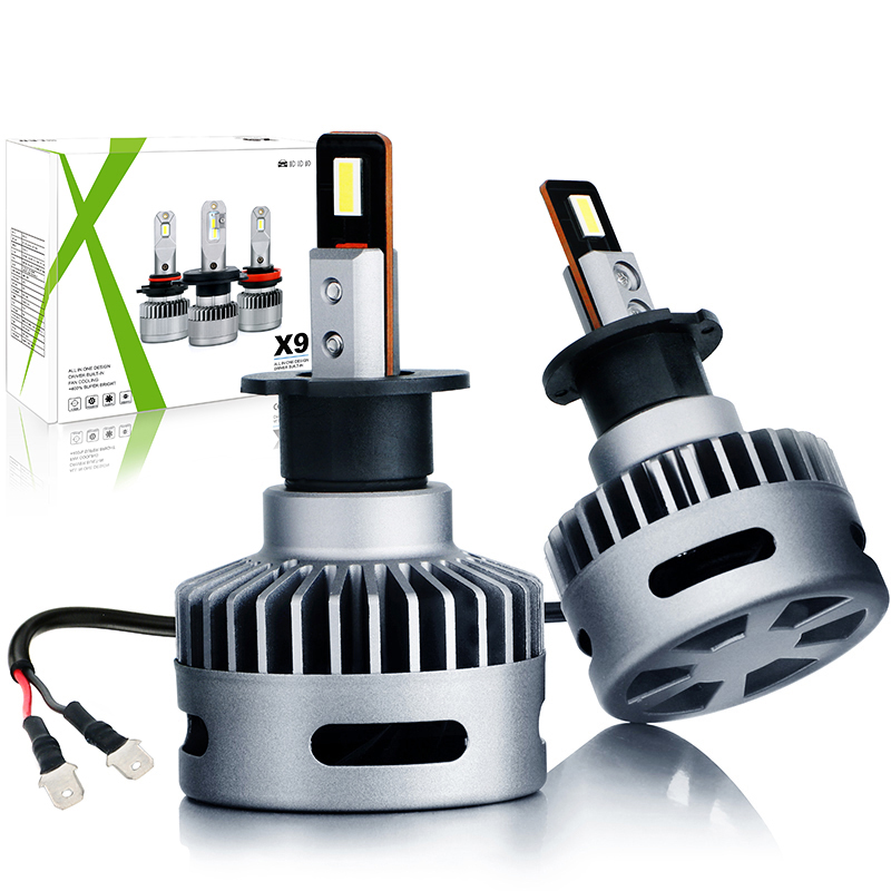X9 H3 car led headlight high power h3 auto car headlamp led headlight bulb super bright