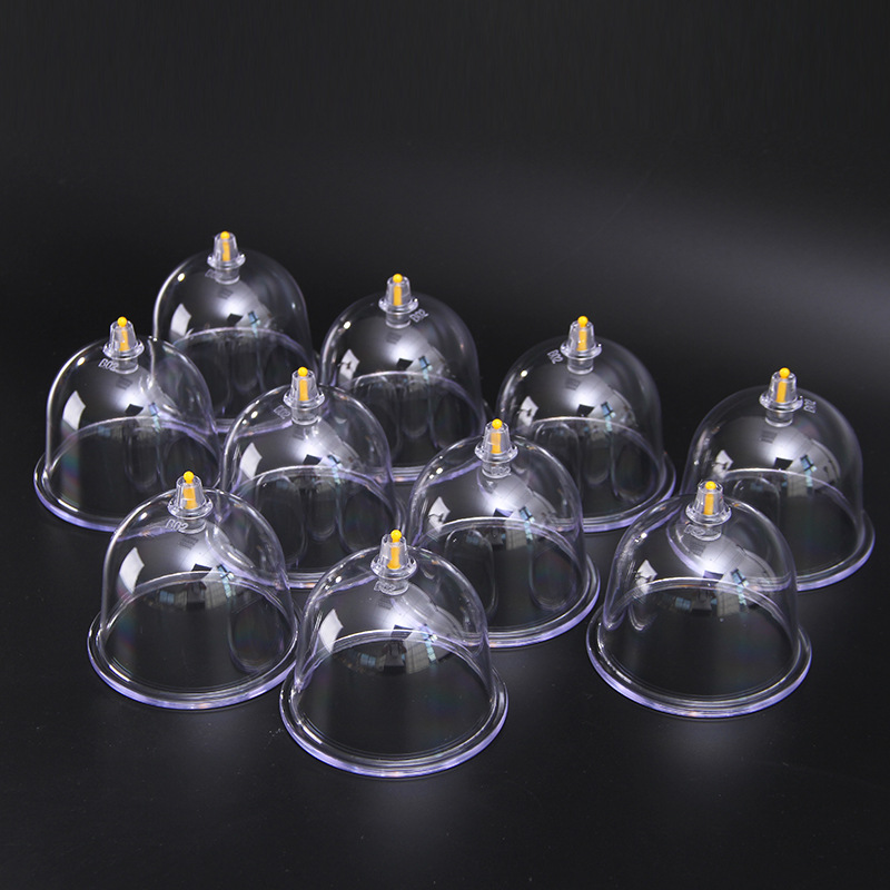 Ручной насос, одноразовые вакуумные чашки для терапии Hijama, Набор чашек для всасывания, массажные чашки hijama для суставов