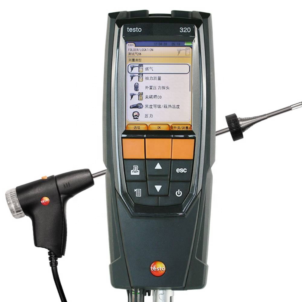 Заказ testo 320-Nr. 0563 3220 75 газоанализатор для детектора утечки газа CO , O2 и CO2