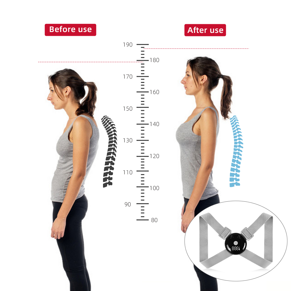 Health care adjustable shoulder support orthopedic posture trainer back brace posture corrector