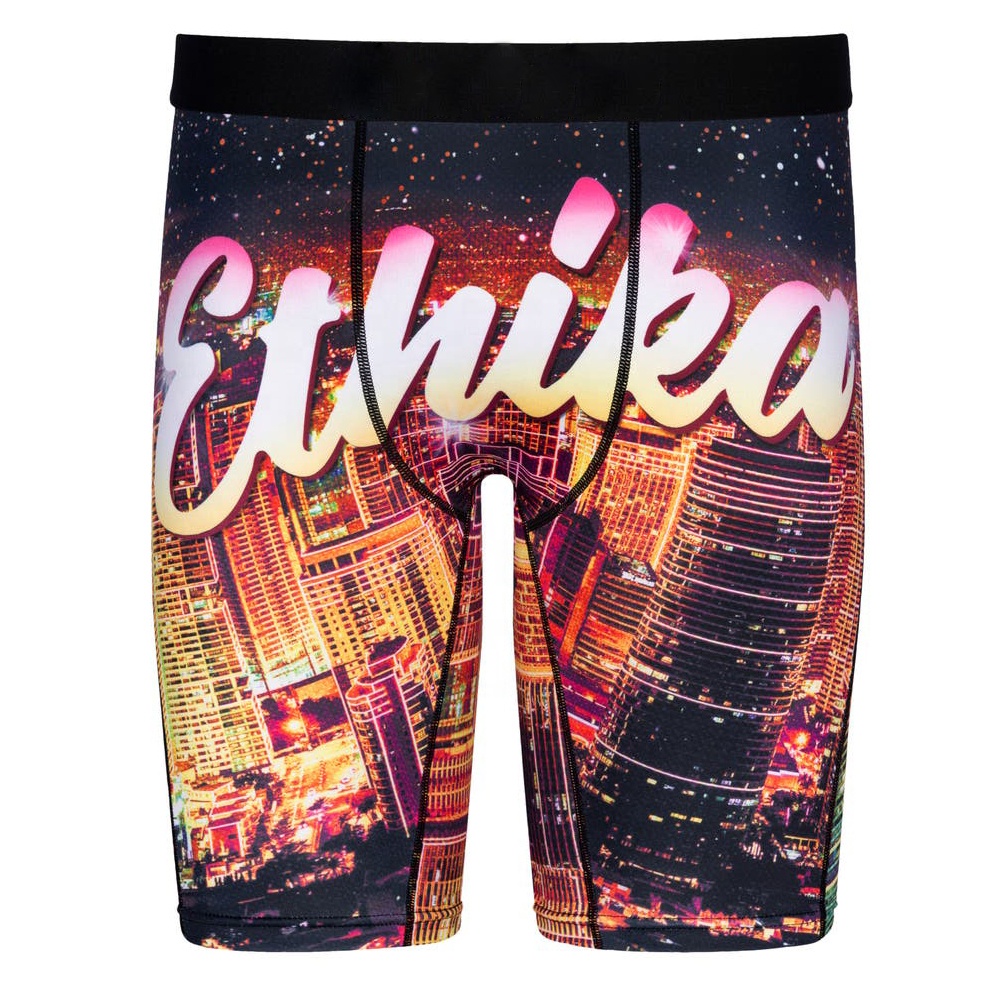 Ins hot selling custom pattern print toddler boys ethika boxers kids ethika underwear