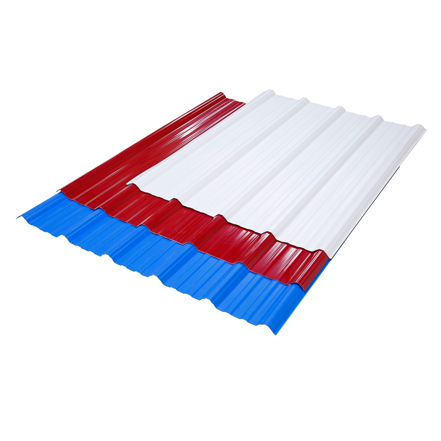 heat insulation upvc plastic corrugated roofing sheets/ 3 layer UPVC roof tiles/pvc tejas