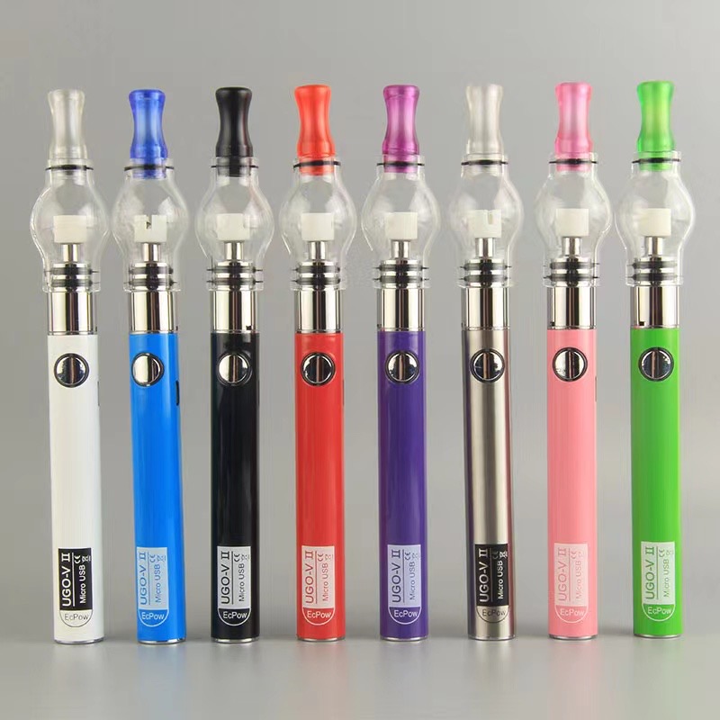 UGO v-II wax dry herb vaporize 2021best selling Preheat Micro USB 650 mah Rechargeable 510 thread