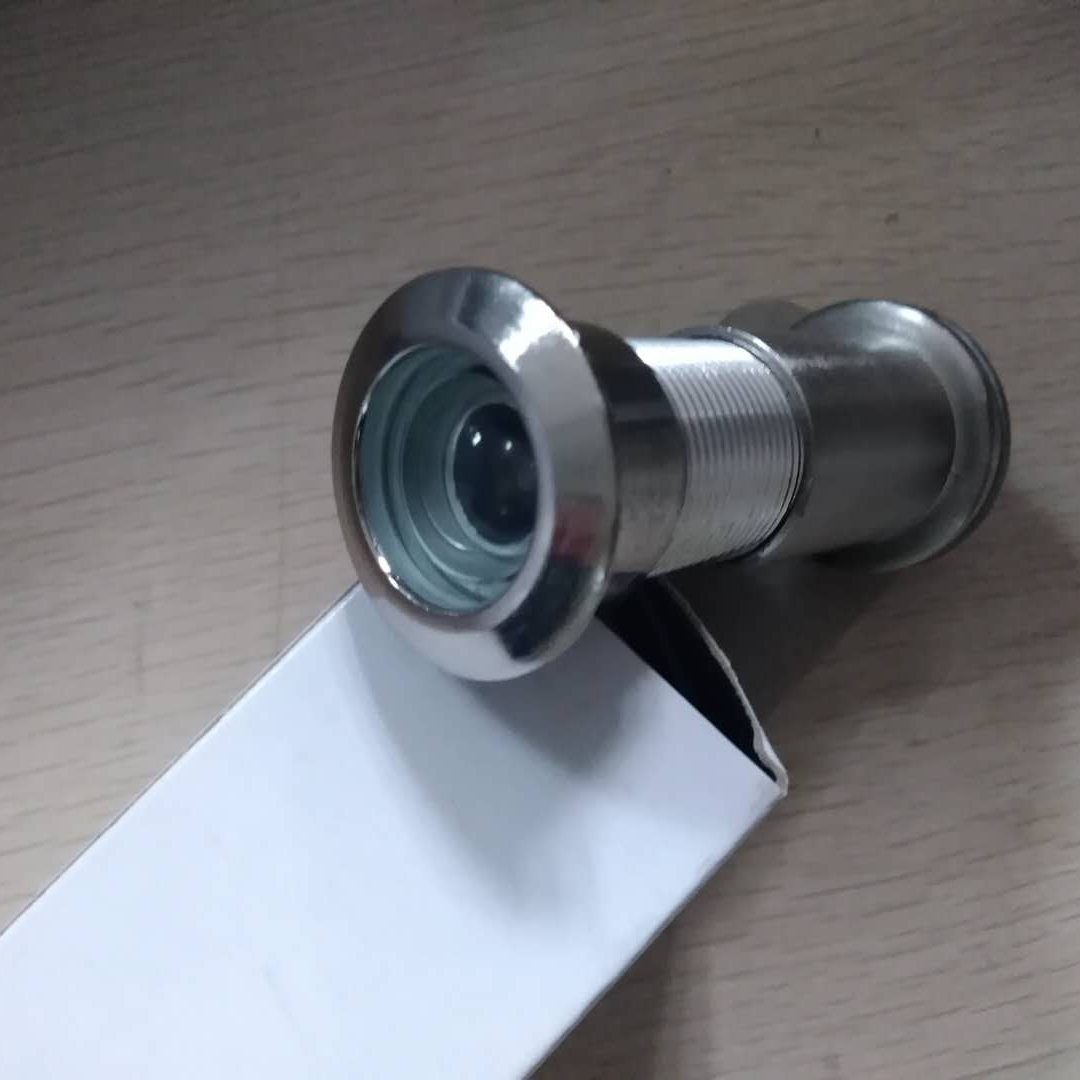 American style 200 degree brass door viewer Hyland OEM steel Door eye peephole with resin lens,
