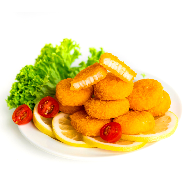 Premium Surimi Scallop Seapack Golden Breaded Seapack, Wonderful, Unique Taste, Suitable для Fried