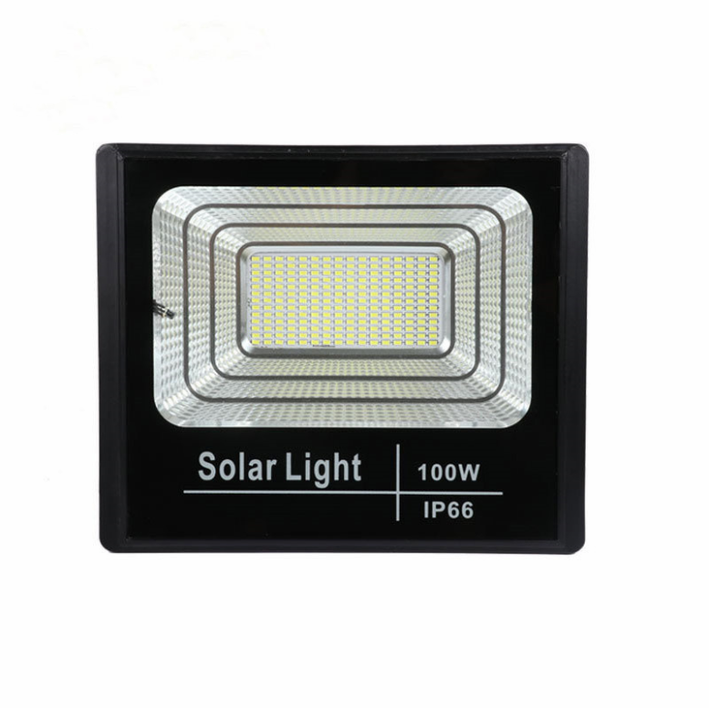 High lumen outdoor waterproof IP67 100w led flood lighting solar projector flood light solar 100w
