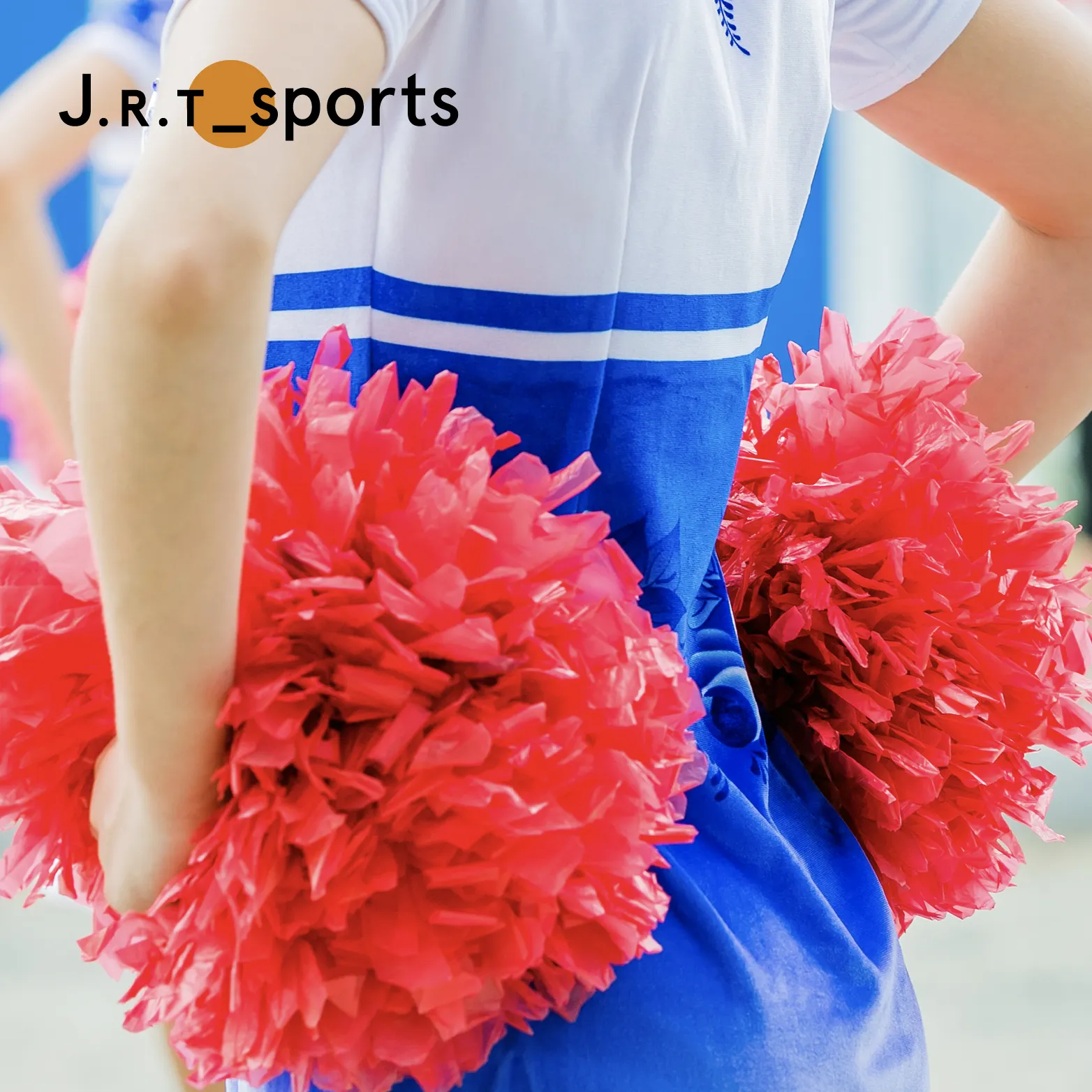 Plastic Cheerleader Pompoms Double Handle Cheering Pom Flowers Cheerleading Pom Poms