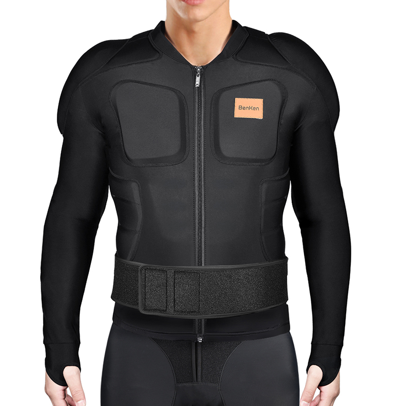 Benken Body Armor Protector Back Support Pad Skiing protector Skateboard Protective Guard