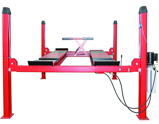 Heavy Duty Hydraulic Garage Car Lift Four Wheel Alignment 4 Post Lift for sale