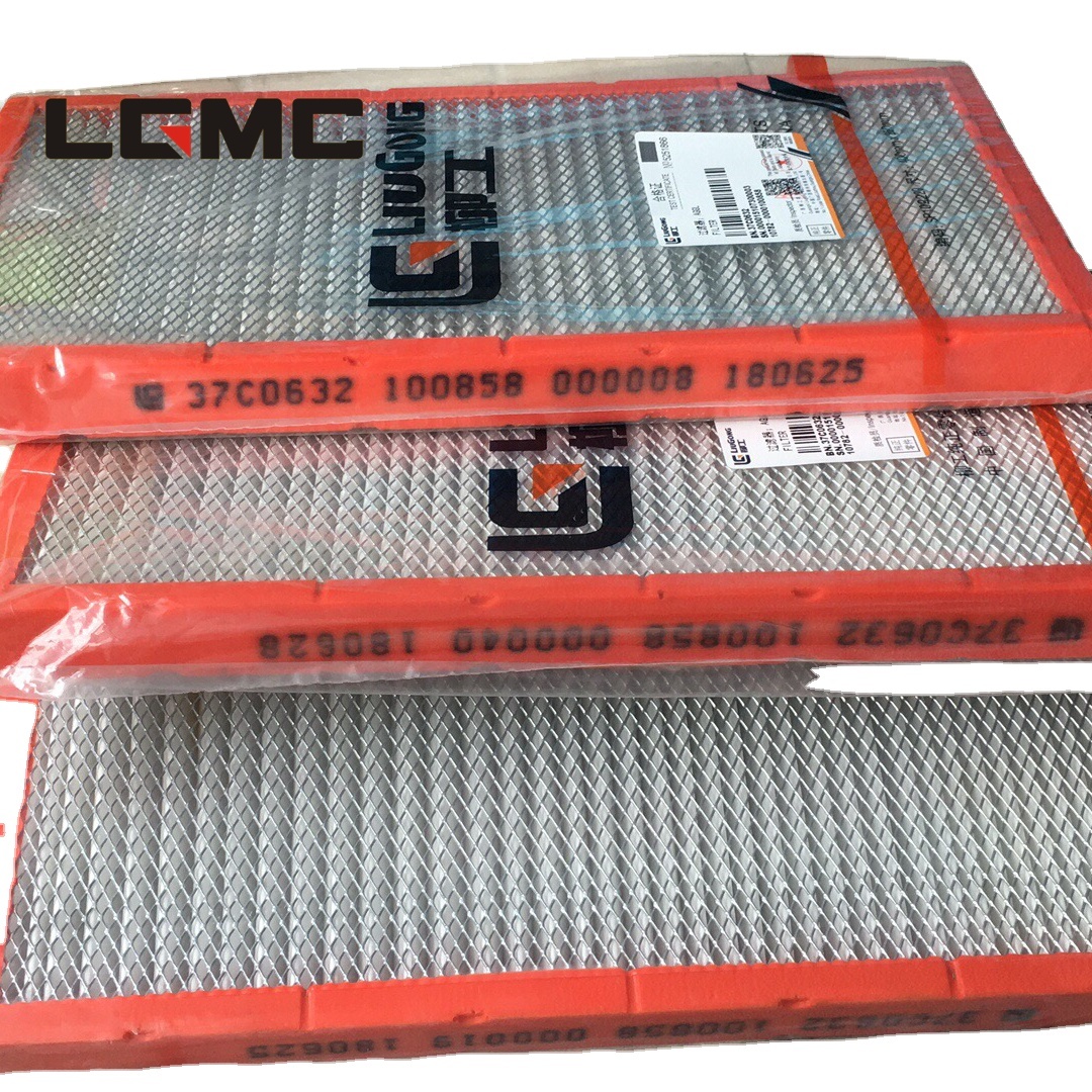 Excavator Hydraulic Parts 37C0632 Liugong Cabin Air Filter Flat Air Filter Car Air Filter
