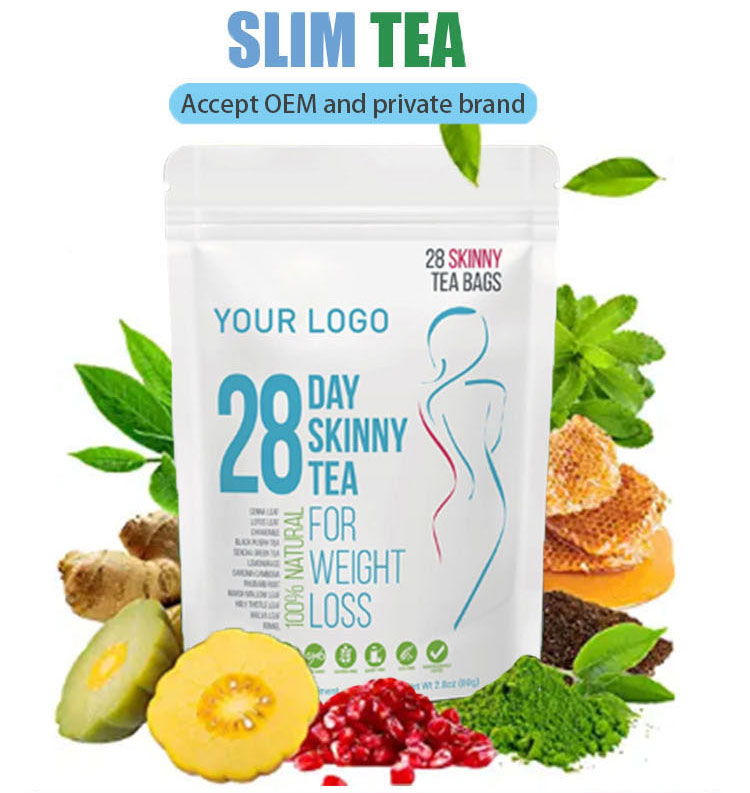 QQLR Biotech Best Slimming Tea Private Label Tea Slimming Weight Loss 14 28 Days Detox Fast Slimming Tea
