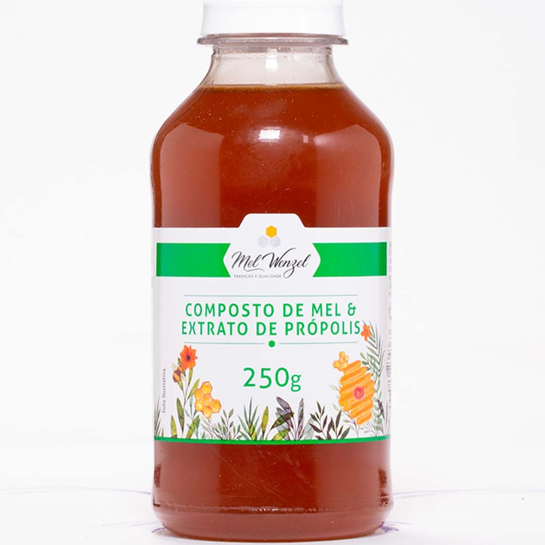 250g Kit of Pure Honey with Propolis and Pomegranate Extract Premium Compound Honey Product