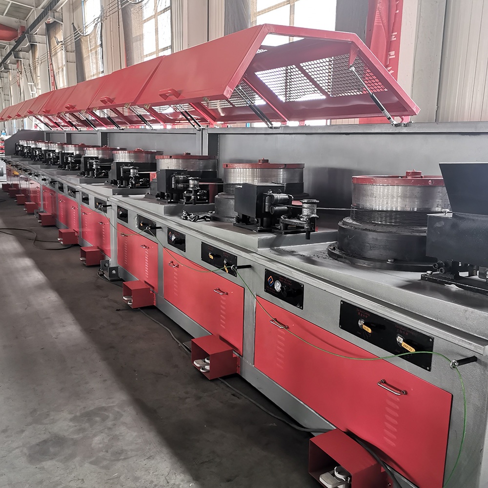 Professional manufacture straight line wire drawing machine