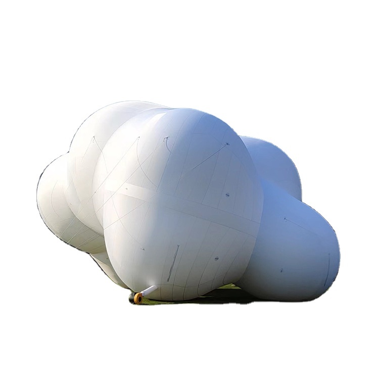 Internet celebrity advertising floating clouds inflatable air model remote control sunscreen white cloud model