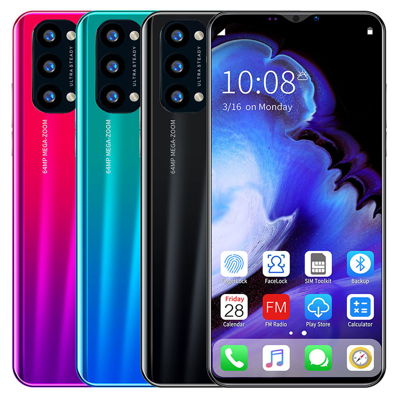 Мобильный телефон Reno4 Pro, смартфон, мобильный телефон, android 5,8 дюймов, 4 Гб + 64 ГБ, аккумулятор мобильного телефона