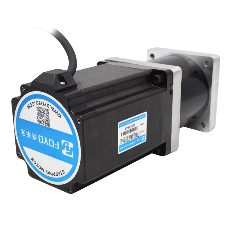 High Torque Low Speed Nema 34 Gearbox Stepper Motor 2 Phase 8.5N.m 4.0A With Reducer Ratio 20:1