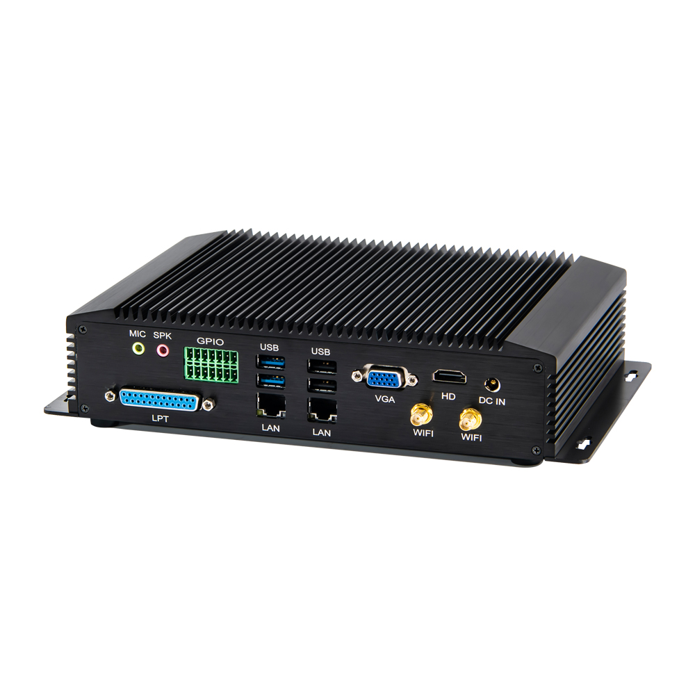 Topton безвентиляторный промышленный мини-ПК, G5-4200U i5 4200U 1,6 ГГц 1DDR3L слот 2USB2.0 2USB4.0 2LAN 6COM win10 ОС с поддержкой Wi-Fi