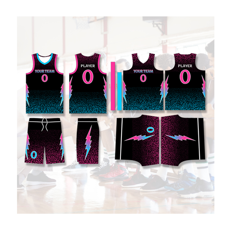 Full Sublimation Logo Uniform Blank Embroidery Tackle Custom Jersey Basketball