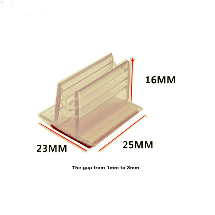 Advertising folder Tooth-like gripper Soft tooth clamp SuperGrip Sign Holder with Adhesive