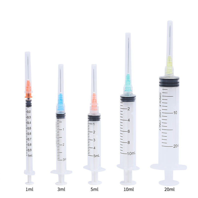 Factory manufacture medical supply disposable plastic needles syringe