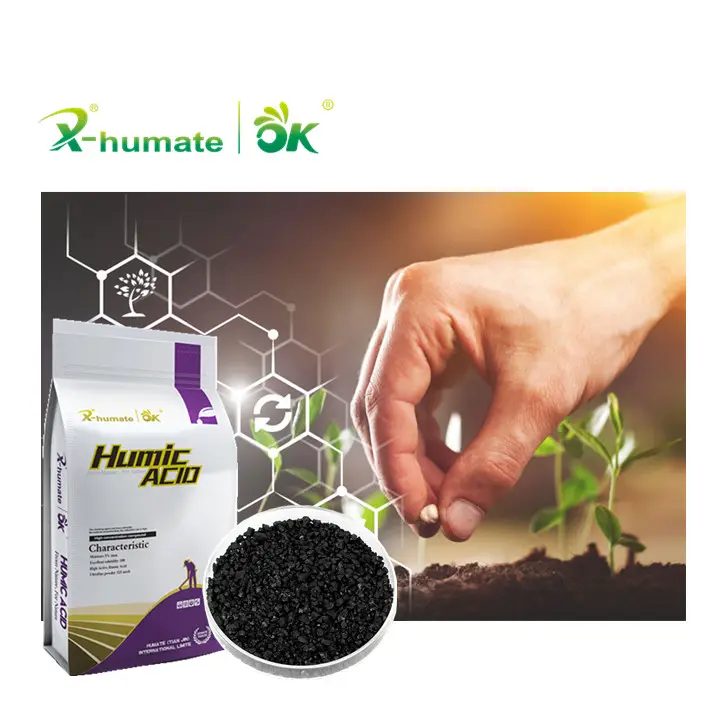 X-humate bio 98% water soluble potassium humic acid granular