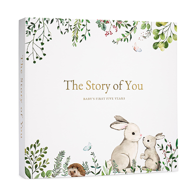 The Story of You Keepsake Book Memory Book for Baby Boy или Girl First 5 Year Milestone пол, нейтральный журнал, альбом для скрапбукинга, фотоальбом