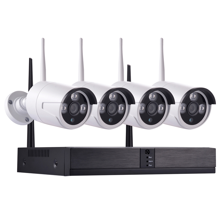 Qearim система видеонаблюдения Hd diy камера безопасности комплект беспроводной P2p камера Открытый 4 канала Wifi 1080p Xmeye Nvr комплект 4ch