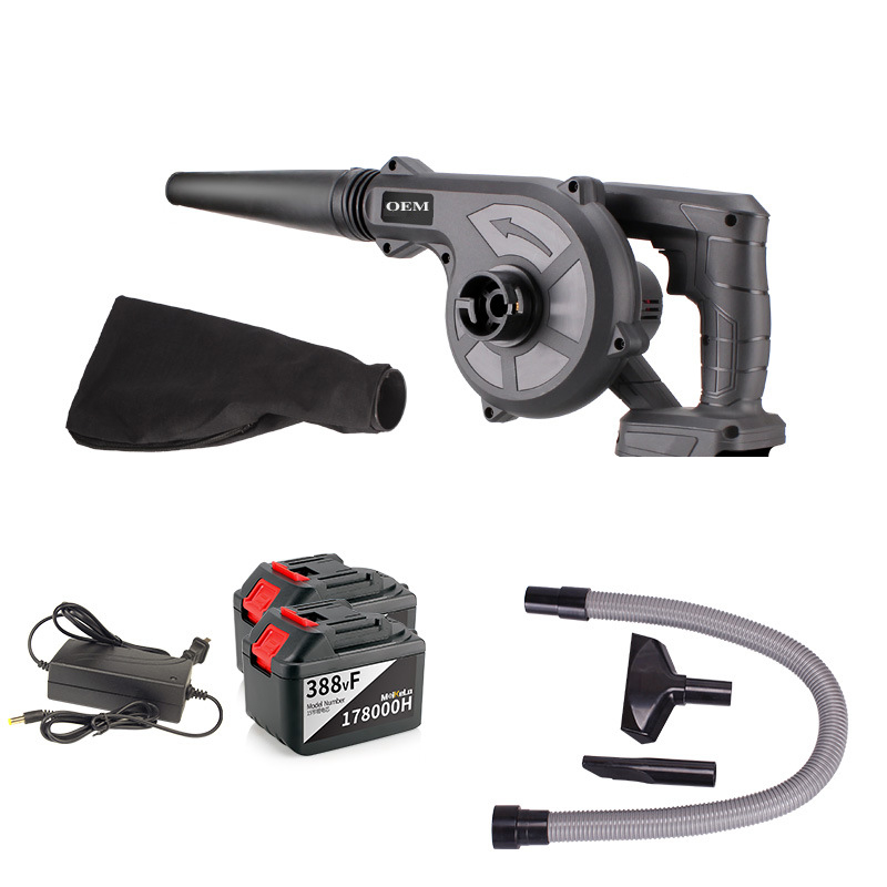 880W 2 In 1 Cordless Electric Air Blower Vacuum Cleannig Blower Blowing & Suction Leaf Dust Collector For Makita 18V Battery