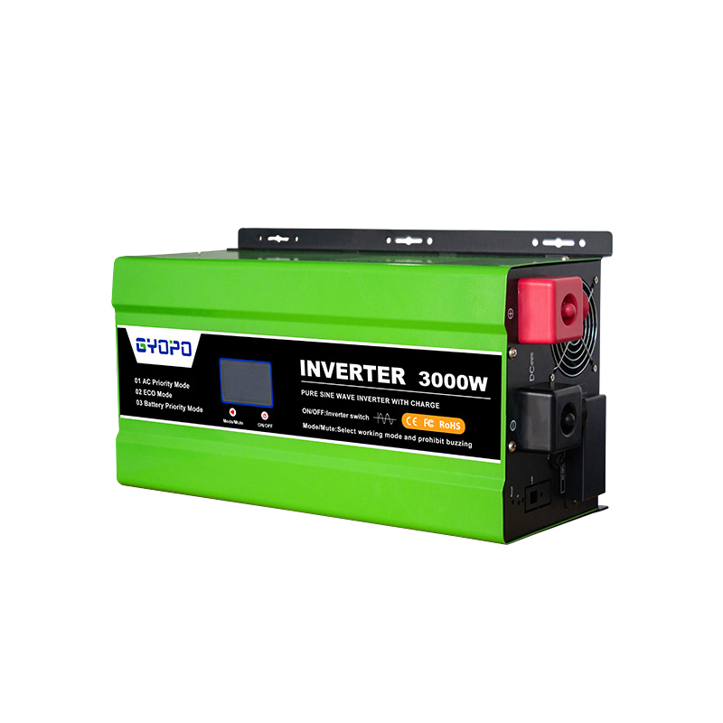 Gyopo 3000W Pure Sine Wave Off Grid Inverter 24v 48v to 220v Low Frequency With 50A MPPT Controller