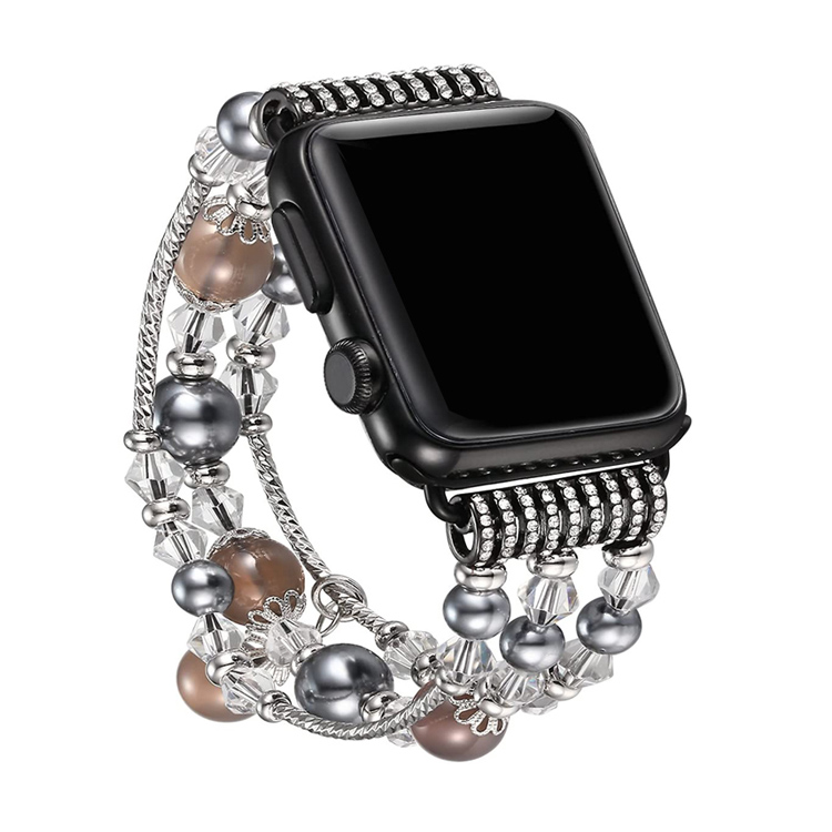 Женские Ювелирные изделия, браслет с бусинами, ремешок для часов Apple Watch Band SE 6 5