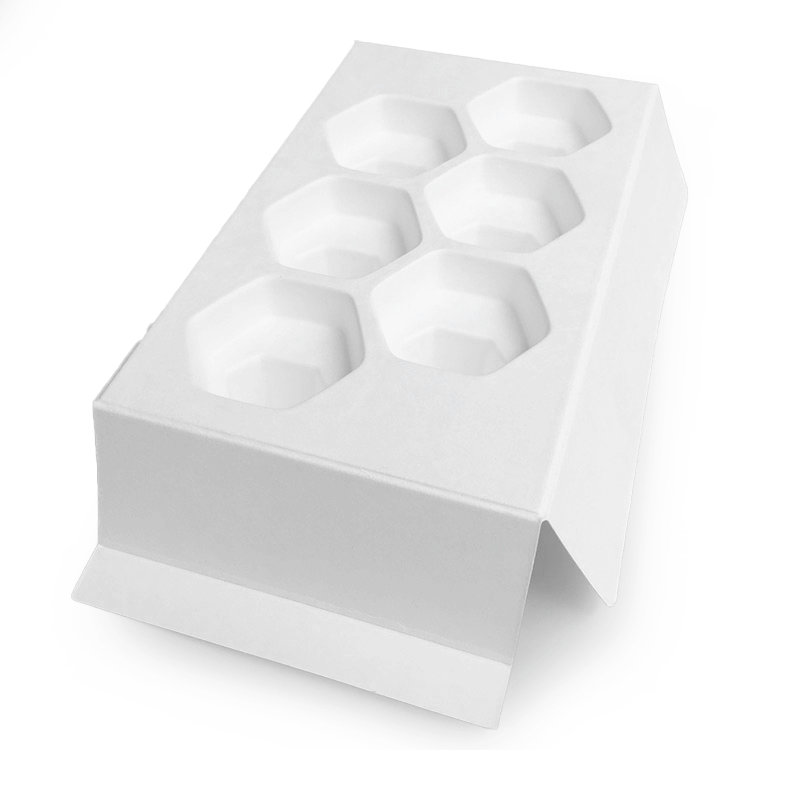 Collapsible Pulp Insert Disposable and Biodegradeble Paper packaging Shock-proof Materials Eco-friendly