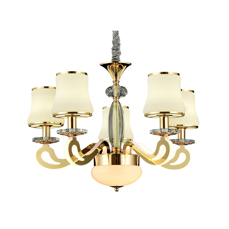 Nordic Modern Ceiling Lighting Glass Crystal Decorative Led Chandelier Pendant Light