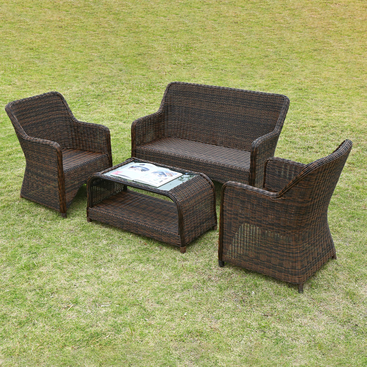 Hot Sales Outdoor Patio Table Dining Sets Garden Rattan Furniture sofa sets For Courtyard And Villa