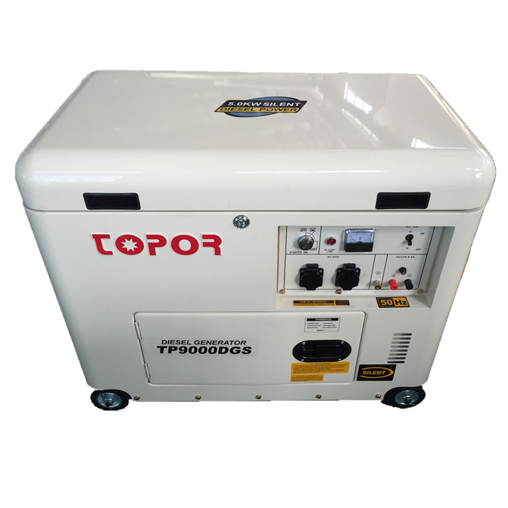 Двигатель COPOR 192F TP9000, бесшумный дизельный генератор, 2019