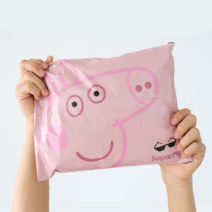 Wholesale High Quality Self Adhesive Seal Postal Poly Plastic Pink Mailer Courier Mailing Bags