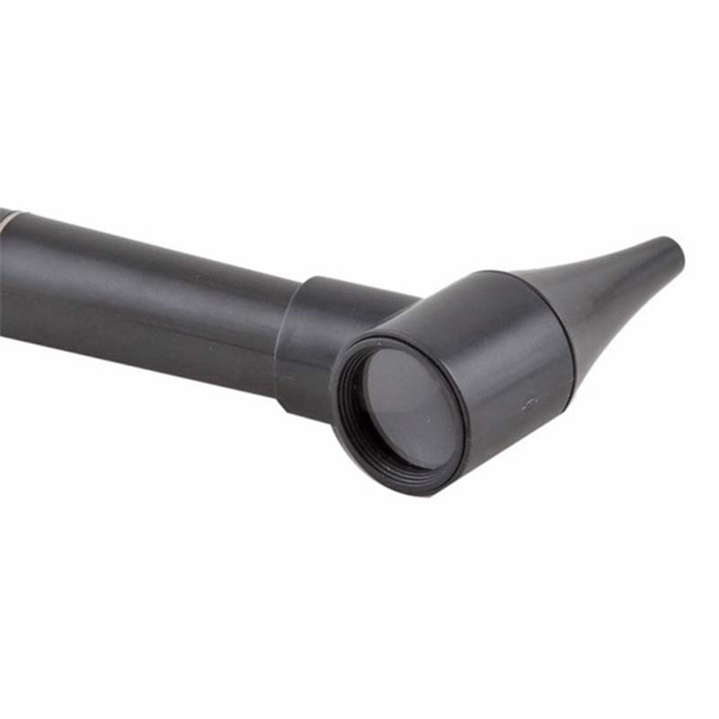 Ухо экзамен зеркало черный светодиодный мини диагностический Otoscope встроенный свет Clear View