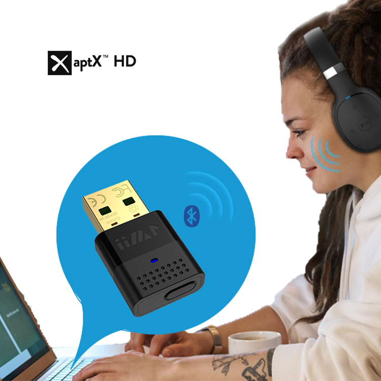 2020 Многофункциональный Bluetooth 5,0 адаптер беспроводной Bluetooth USB аудио передатчик Bluetooth USB Звуковая карта для ноутбука/Mac/ПК