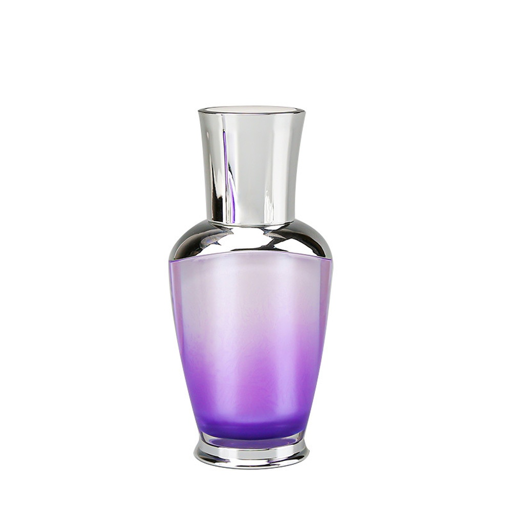 acrylic cosmetic bottle with purple gradual change skin care