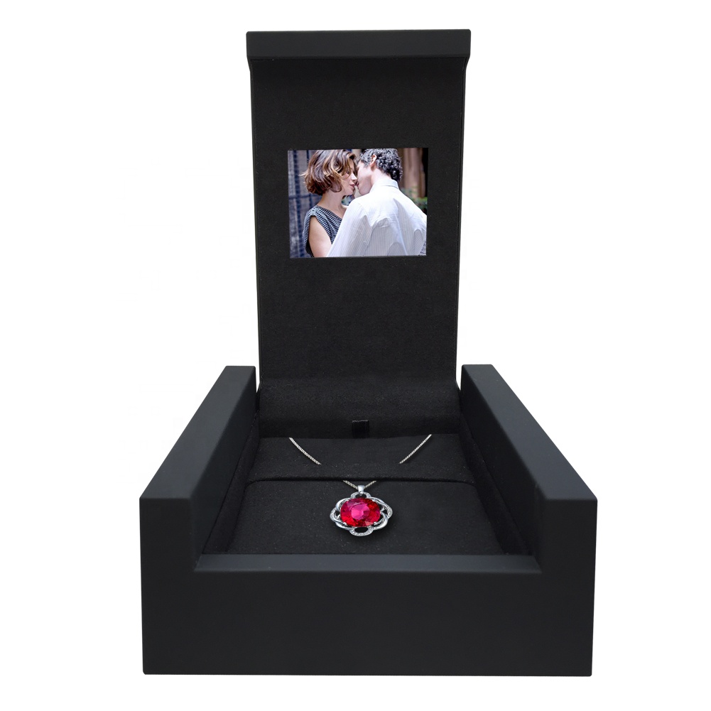 Wholesale Custom Design Jewelry Necklace Gift Box with Screen