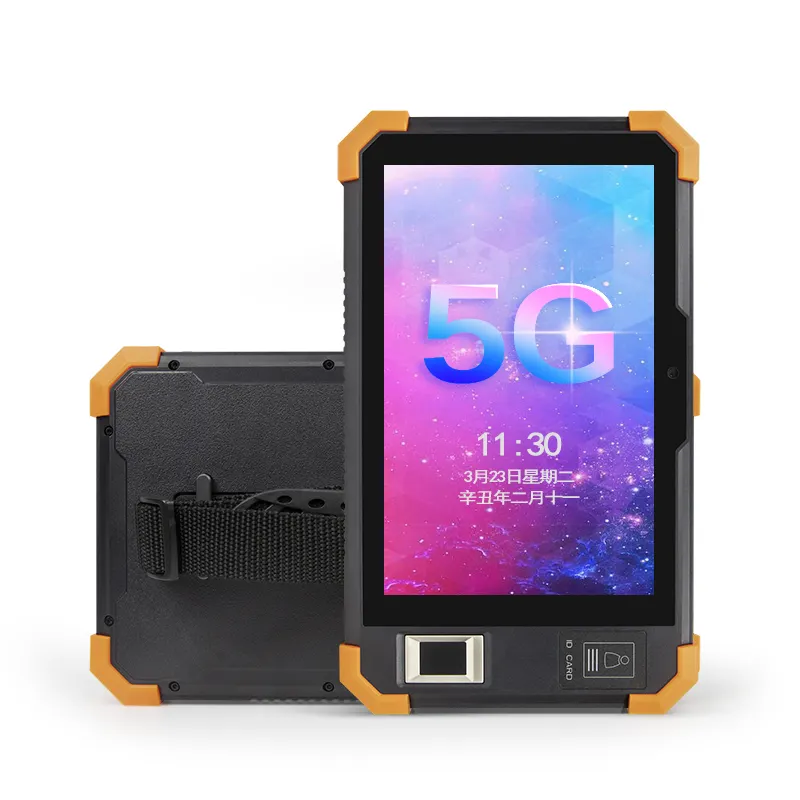 8 дюймов Android водонепроницаемый ударопрочный Ip67 Прочный планшет промышленный с 5g Wifi Gps сканер штрих-кода Nfc считыватель отпечатков пальцев