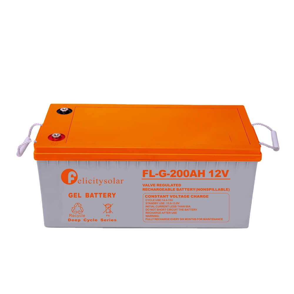 Felicitysolar deep cycle 200ah solar rechargeable battery