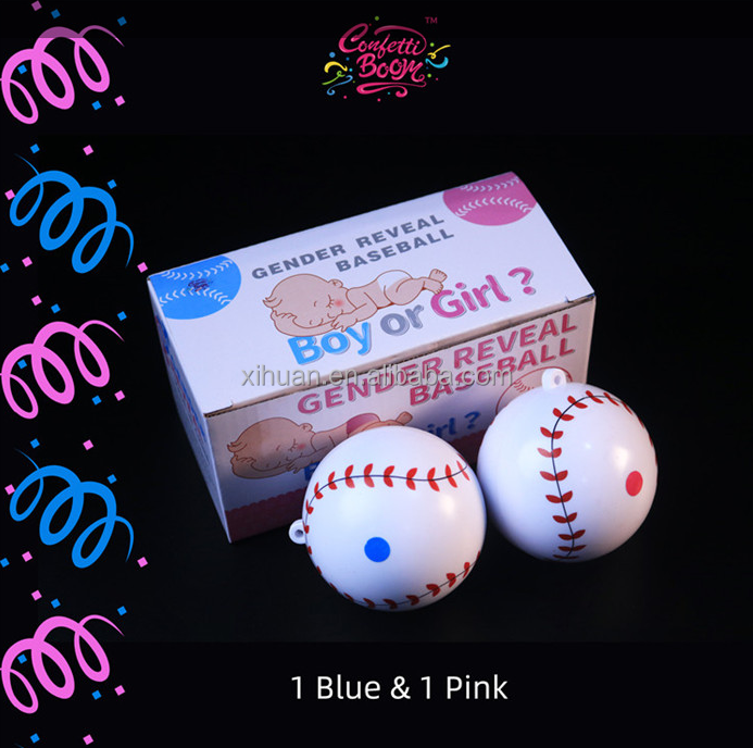Boy Or Girl Gender Reveal Baseball  Shower Reveal Party